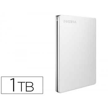 Disco Duro Externo Toshiba Canvio Slim Hdd 2,50\\\" 5.000 Mbit/s Usb 3.0 1 Tb Color Blanco