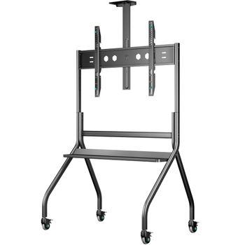 Onkron Soporte Móvil De Suelo Para Tv 60"- 120", Carga Máx 150 Kg, Negro Ts2080-b