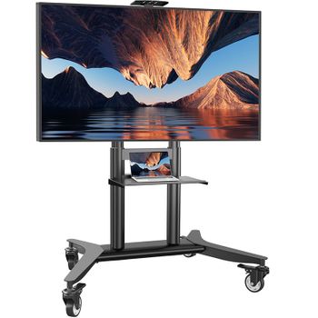 Onkron Ts1871-b Soporte Tv Móvil Para Pantallas De 55"-90" Hasta 75 Kg Máx 800x600 Vesa Negro