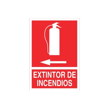 Extintor De Incendios Medida Mm:420x297 Material: Luminiscente