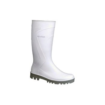 Bota De Agua Blanca Pvc Tipo Alimentación Talla:38