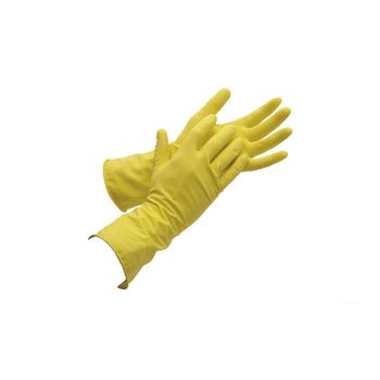 Guante Latex Amarillo Flocado T 6 "venta Unitaria" - Neoferr