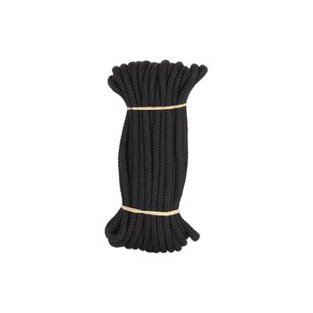 Madeja Cuerda Trenzada Poli 6mm 10m Negro - Cofan