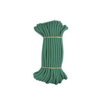 Madeja Cuerda Trenzada Poli 10mm 10m Verde - Cofan