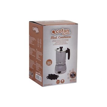 Cafetera Constanza 9 Tazas Acero Inox - Neoferr