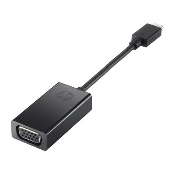 Hp Usb Type-c - D-sub - Adaptador De Vídeo Externo - Usb Type-c - D-sub - Negro - Para Ch