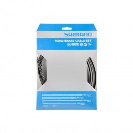 Shimano Cable Freno/funda/topes Ctra.ptfe Negro