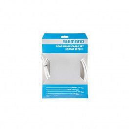 Shimano Cable Freno/funda/topes Ctra.ptfe Blanco