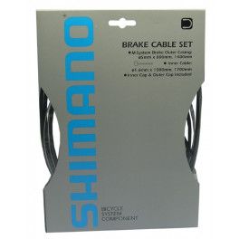 Shimano Kit Cable Y Funda De Freno Para Rueda Delantera Y Trasera