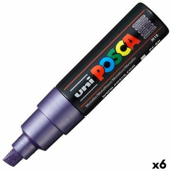 Marcador Posca Pc-8k Violeta (6 Unidades)