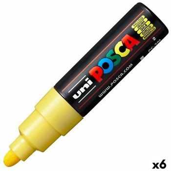 Rotuladores Posca Pc-7m Amarillo (6 Unidades)