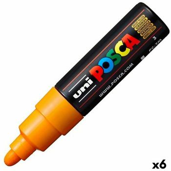 Marcador Posca Naranja (6 Unidades)