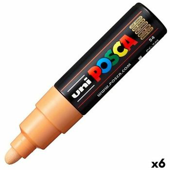 Rotuladores Posca Pc-7m Light Naranja 6 Unidades