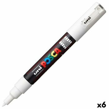 Rotuladores Posca Pc-1m Blanco Negro (6 Unidades) (1 Unidad)