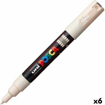 Marcador Posca Pc-1m Beige (6 Unidades)