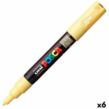 Rotuladores Posca Pc-1m Amarillo (6 Unidades)