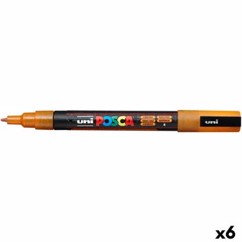 Marcador Posca Pc-3ml Naranja (6 Unidades)