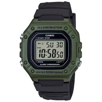 Reloj Digital Casio Collection W-218h-3avef/ 45mm/ Verde