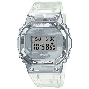 Reloj Digital Casio G-shock Metal Gm-5600scm-1er/ 49mm/ Blanco