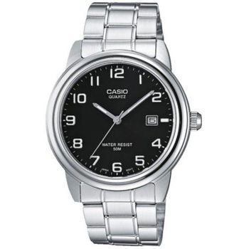 Reloj Anal?gico Casio Collection Mtp-1221a-1aveg/ 44mm/ Negro Y Plata