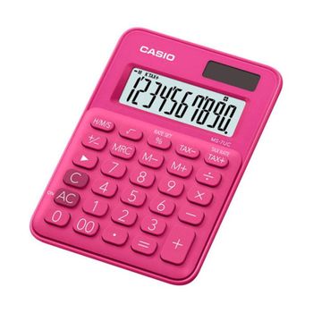 Calculadora Casio Ms-7uc Rosa Rojo Plástico