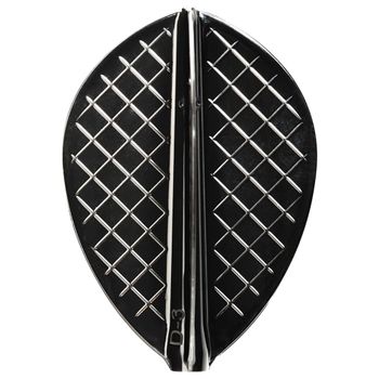 Cosmo Darts Flights Flight Pro D-3 Black