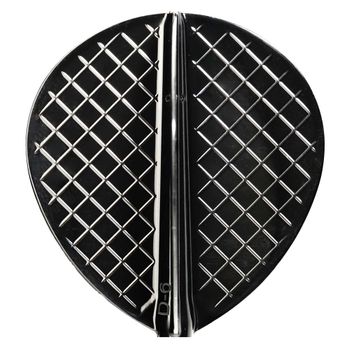 Cosmo Darts Flights Flight Pro D-6 Black