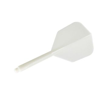 Plumas Condor Blanca Shape Corta 21.5mm 3 Uds.