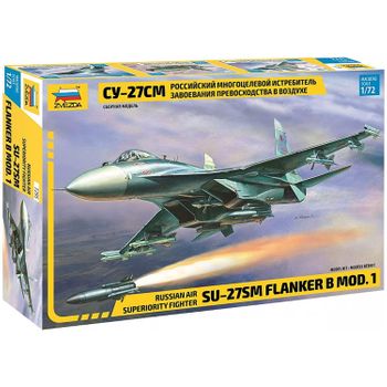 Zvezda 7295 - Maqueta Caza Ruso Su-27sm Flanker B Mod. 1. Escala 1/72
