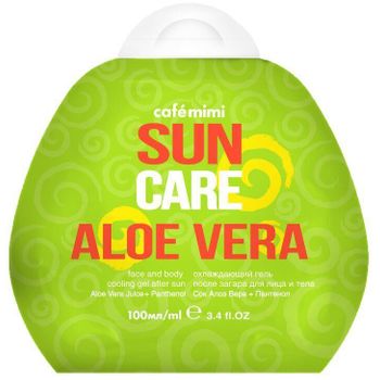 Café Mimi Gel Aftersun Para Rostro Y Cuerpo Refrescante Con Aloe Vera 100 Ml