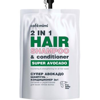 Café Mimi Champú Acondicionador 2 En 1 Super Aguacate Refill 450 Ml