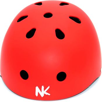 Nokaic Casco Para Deportes Extremos, Color Rojo, Talla L (58-62 Cm).