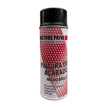 Pintura En Spray Para Exteriores Suministros Payne - Negro Brillante