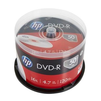 Hewlett Packard Hp Dvd-r 47gb 16x Tarrina De 50 Unidades