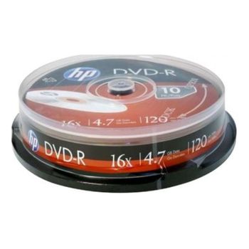 Hp Dme00026-3 Dvd-r 16x/ Tarrina-10uds Dvd Grabador