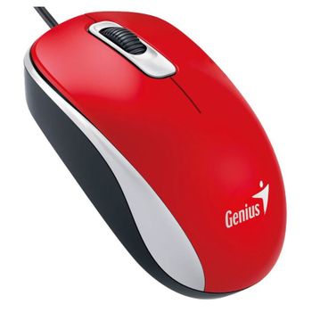 Genius Ratón Optico Usb Dx-110 Rojo