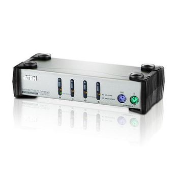 Aten Desktop Kvm 4-port Usb - Ps/2 Vga Kvm Switch (kvm Cable