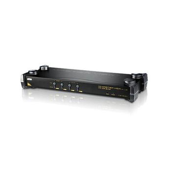 Aten Desktop Kvm 4-port Usb - Ps/2 Vga Kvm Switch (cs9134q9-