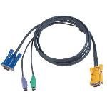 Cable Kvm Vga Macho / Conector 2x Ps/2 - Aten Sphd15-y 1.8 M