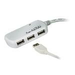 Cable De Extensi�n Activo Usb 2.0 Usb A Macho - 4x Usb Hub 12 M Marfil