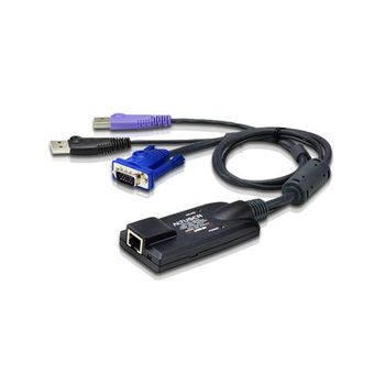 Aten Cpu Adapter/consoles/divers Usb - Vga To Cat5e/6 Kvm Ad