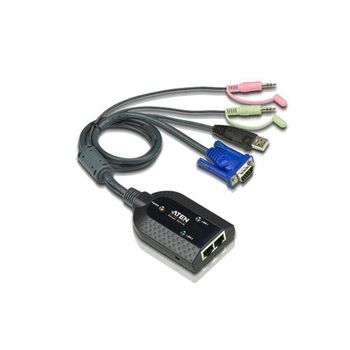 Aten Cpu Adapter/consoles/divers Dual Usb - Vga To Cat5e/6 K