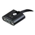 4-port Conmutador Usb Negro