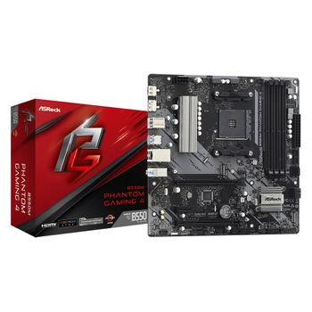 Placa Base Asrock B550m Phantom Gaming 4 Amd B550