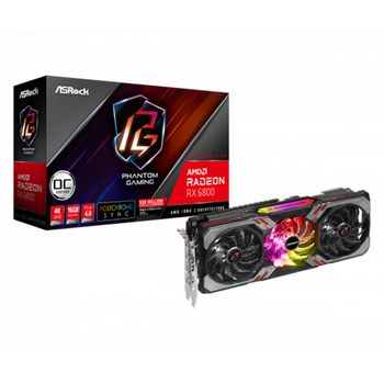 Asrock Rx6800 Pgd 16go Tarjeta Gráfica Amd Radeon Rx 6800 16 Gb Gddr6