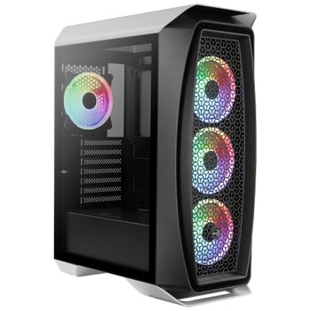 Aerocool Miragebk, Caja Pc Atx, Panel Frontal Led, Cristal Templado,  Ventilador Argb 12cm con Ofertas en Carrefour