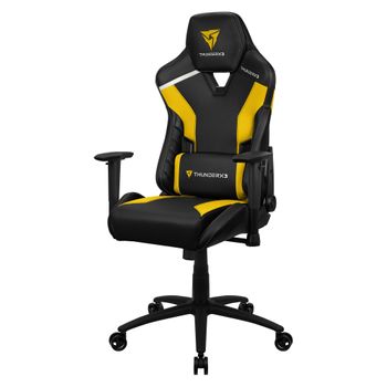 Thunderx3 Tc3by, Silla Gaming Ergonómica, Cojines Acolchados, Air Tech, Amarillo