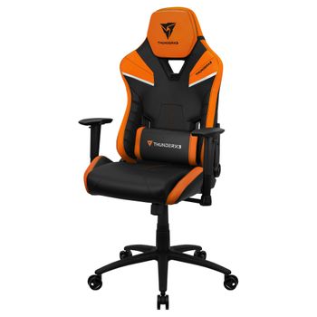 Thunderx3 Tc5bo Silla Gaming Ergonómica, Cojines Removibles, Air Tech, Naranja