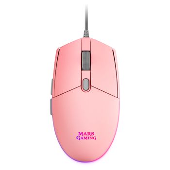 Mars Gaming Mmgp, Ratón Gaming Rosa Rgb Flow, Mac/windows/linux