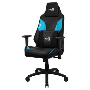 Aerocool Admiralbb, Silla Gaming Profesional, Cojines Acolchados, Air Tech, Azul